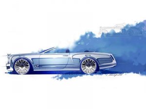 Bentley предоставил эскизы нового кабриолета Mulsanne
