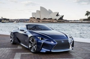 Lexus представит в Австралии модернизированный концепт LF-LC Blue