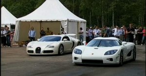 Bugatti Veyron vs Koenigsegg CCXF