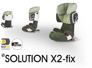 Новое детское автокресло группы 2-3 Solution X2-Fix от производителя Cybex