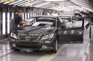 Со следующего года, сборка автомобилей Toyota будет осуществляться на конвейере одного из заводов Казахстана