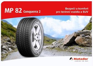 Компания Matador выпускает новые шины MP 82 Conquerra 2 SUV